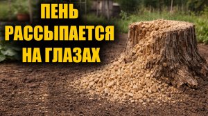 Как избавиться от пня быстро и без усилий!