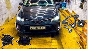 Toyota Corolla e210/ УСТАНОВКА ПТФ, ДХО КЛЫКИ И МУЛЬТИРУЛЬ!!