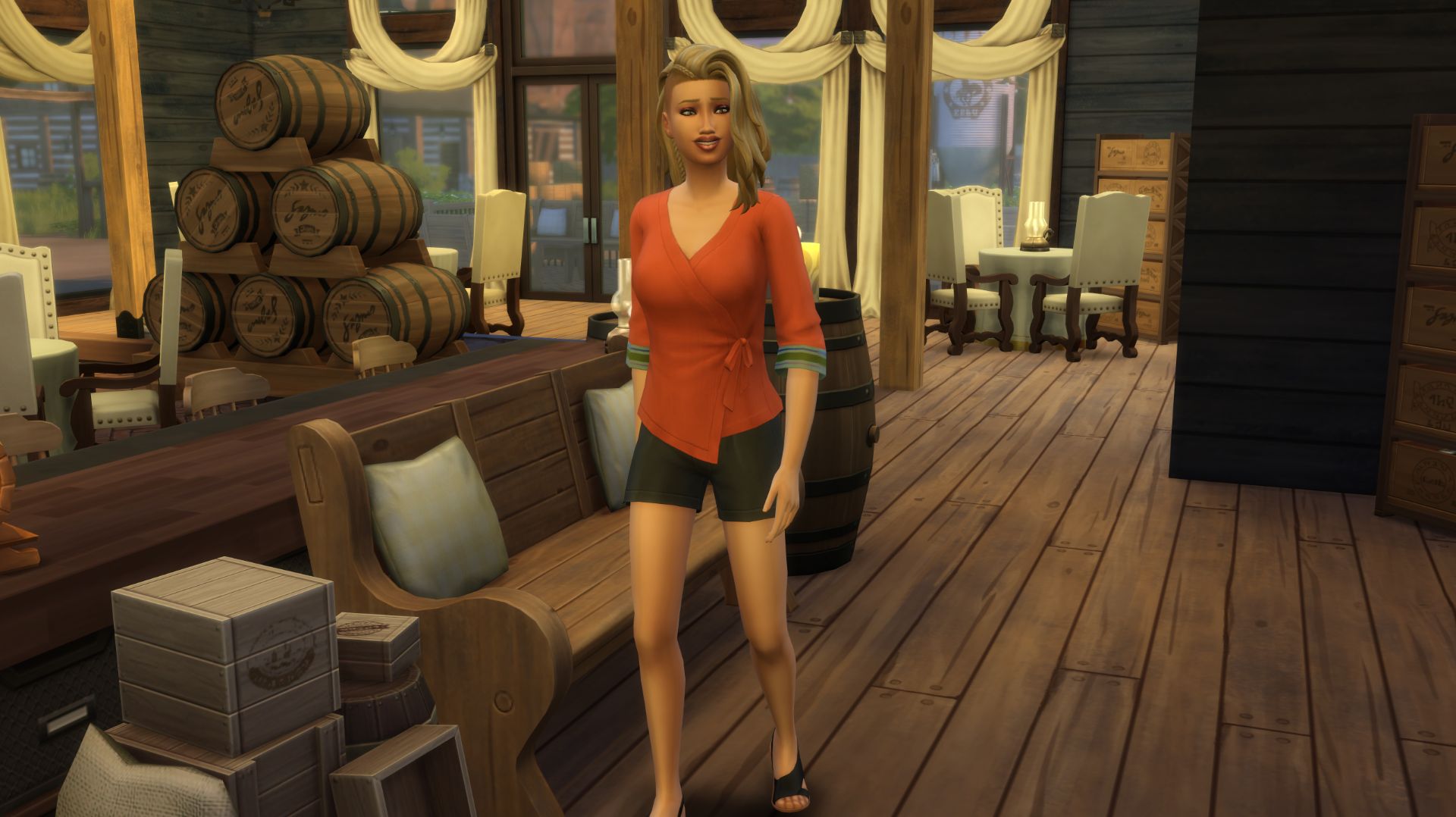 Фотогалерея. - The Sims 4. Из грязи в князи\Rags To Riches -5 эп. Честнат‑Ридж и первая постройка.