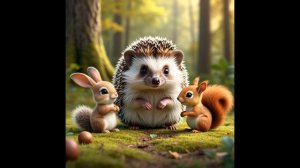 Ёжик ищет друзей! Сказка для детей.