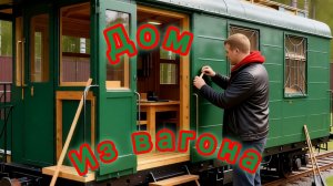 Строю дом из вагона . Продолжение..