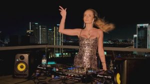 KOSANA   LIVE FROM BURJ KHALIFA DUBAI LIGHTNING STORM    TECHNO HARD DANCE