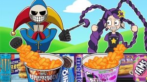 ПРОТОТИП против ЛИЛИ ЛАВБРАЙДС, Анимация из магазина "Мукбанг" POPPY PLAYTIME МУЛЬТИК