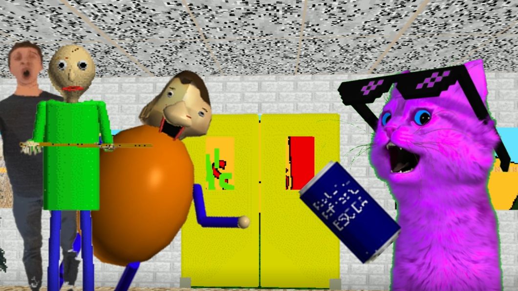 Я попал в школу с учителем Балди! В игре Baldi's Basics Classic Remastered.