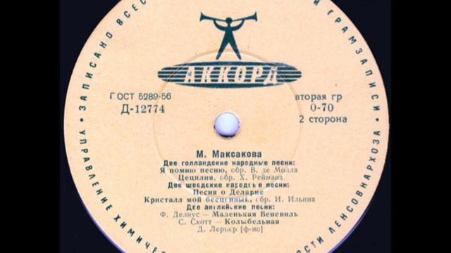 Искусство Марии Петровны Максаково меццо- сопрано  Дополнение