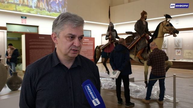 Реконструкция двух аланских всадников в Нацмузее