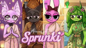 SPRUNKI Тайский фестиваль Сонгкран! Официальный клип с водными РЕАКЦИЯ