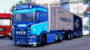 599 / ЕTS2 1.58 / Scania R650 «P.Visser» / Далянь - Владивосток.
