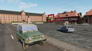 DCS: Cold War Germany - GDR military base tour on UAZ-469