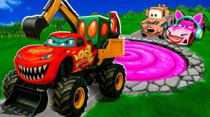 Мультики про машинки - Большие машины - Тяжелые грузовики - Сборник - Мультики для детей