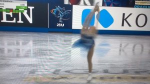 Моне Чиба Произвольная программа на Чемпионате мира-2026