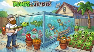 PvZ Зомби против растений Hybrid Remake Plants vs Zombies Битва