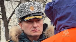 Глава МЧС России Александр Куренков осмотрел образцы техники и оснащения МЧС России