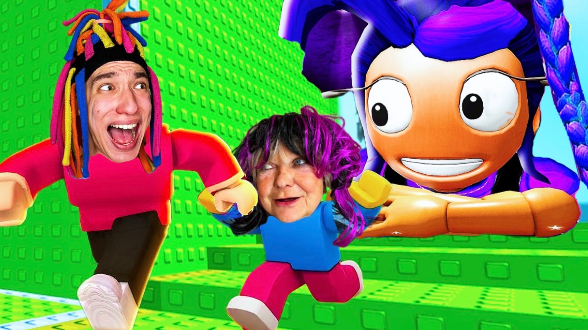 КИТАЙКА И ПОБЕГ ИЗ БАШНИ ЛИЛИ С БАБУШКОЙ!