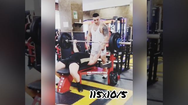 Жим лёжа. Дмитрий Заварзин. 115 кг.