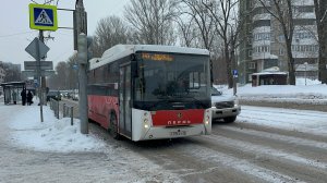 Автобус  НефАЗ-5299-11-56 №Т756ХТ на маршруте №747 в Перми, 2026 год