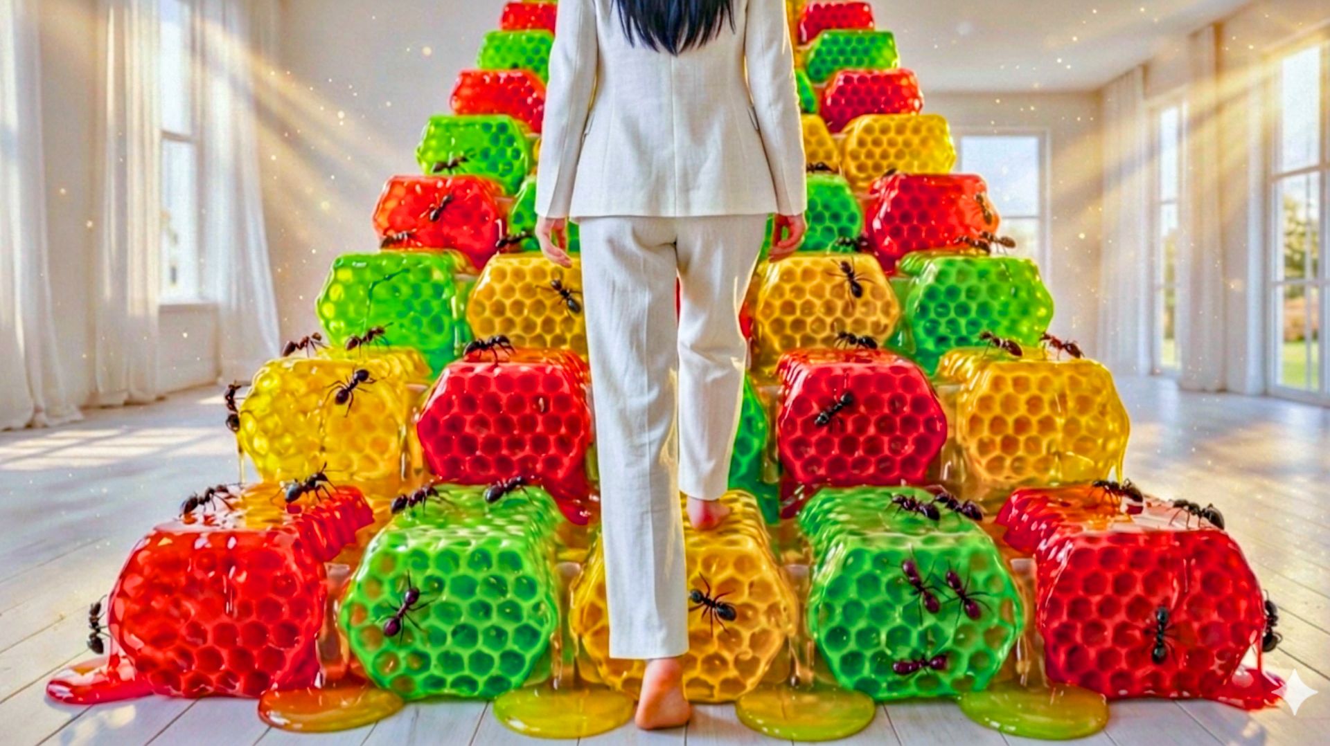 Какую Безумную лестницу выбрали бы Вы?! 😱🪜✨Невероятно приятная ИИ-анимация как в Мультики!