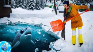 Ой-ой, Шарки не может найти дорогу домой! Кругом только снег и лед. Маша уже торопится на выручку!