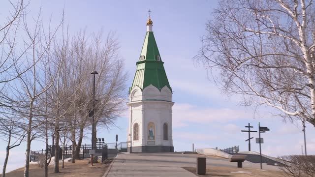 Соня в городе. Достопримечательность Красноярска