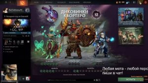 Играем в доту, общаемся