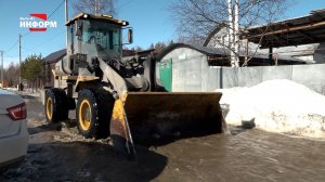 Борьба со снегом и талыми водами в Черёмушках