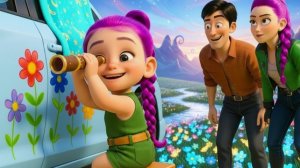 Малышка Руми мечтает рисовать и рисует картинки повсюду. Охотники на демонов.