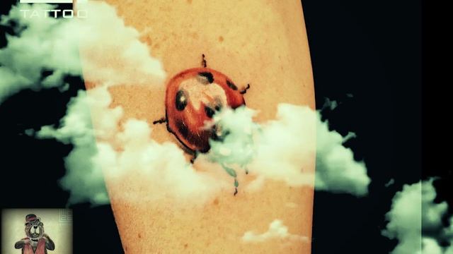 Тату божья коровка
