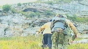 Установка креста на гору Фишт