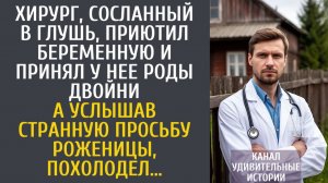 Истории из жизни Хирург, сосланный в глушь, приютил беременную и принял у нее роды двойни…