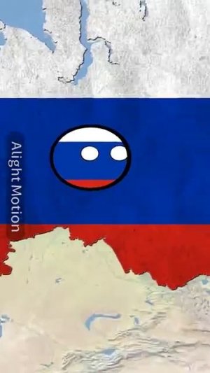 USA to Russia Distance #countryballs #edit #shorts #viralshorts #map #geography