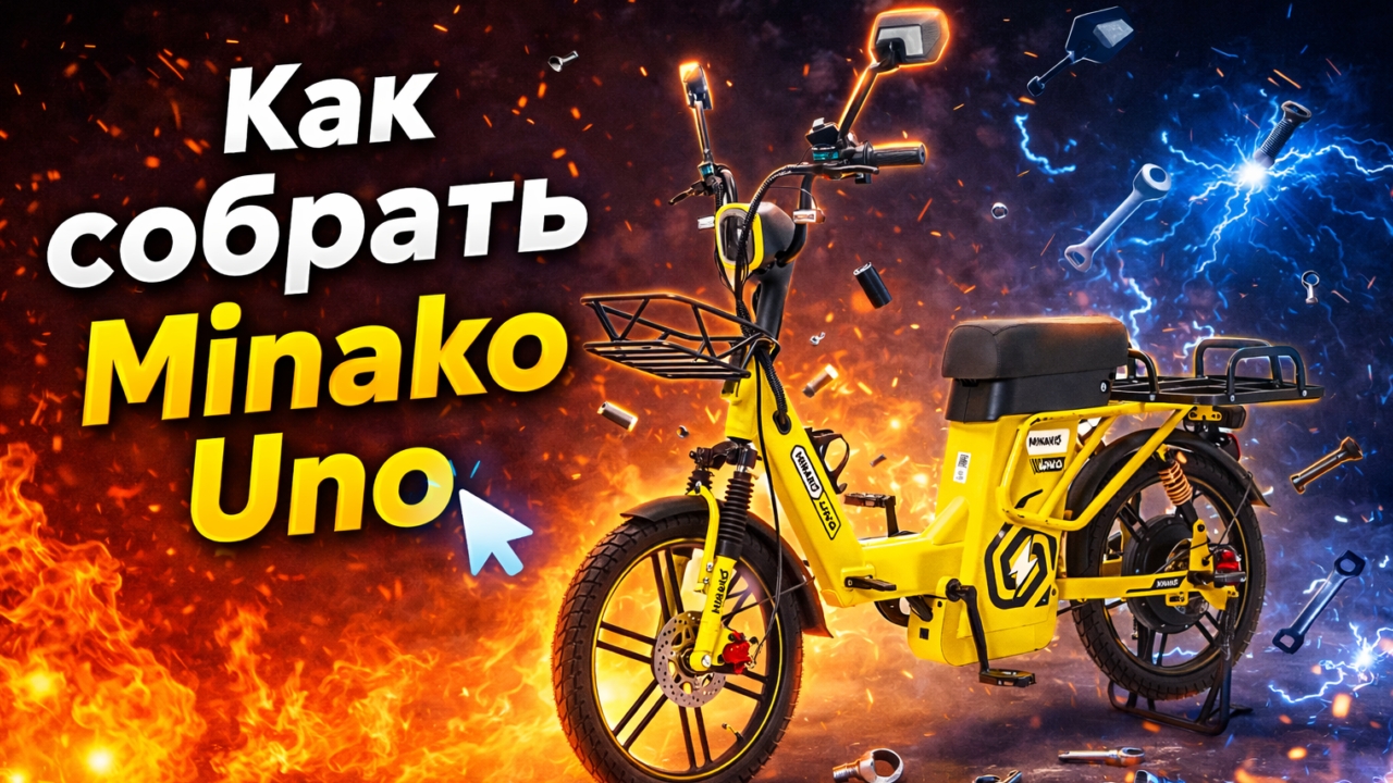 Как собрать электровелосипед Minako Uno