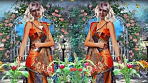 Сказочный Восточный танец в цветнике от Киностудии Мудрого Кота Тимофея!