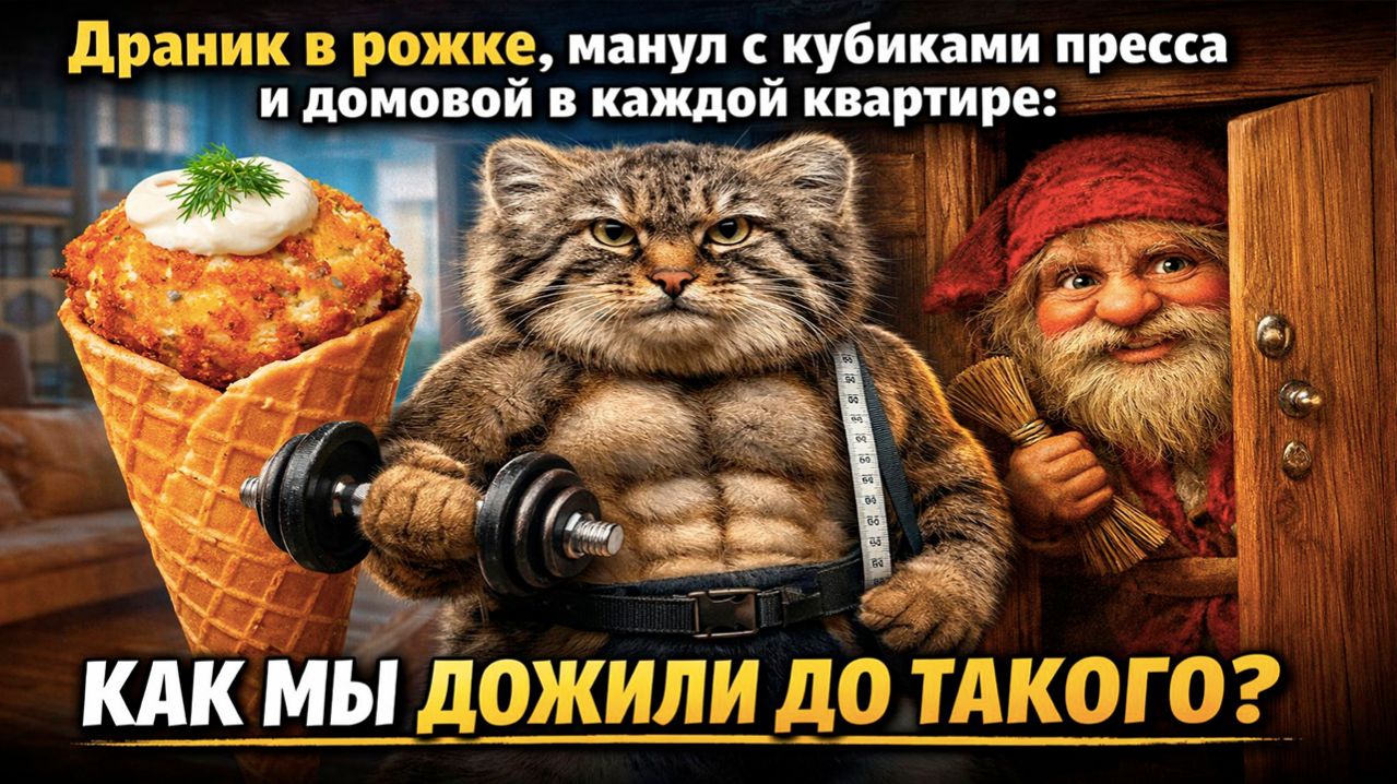 Весенний беспредел: манул качает пресс, РФ выдала драник в рожке, а вино признали лекарством!