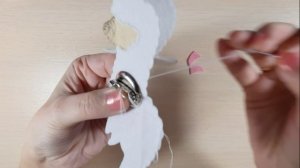 Мастер-класс для начинающих "Брошь альпака"