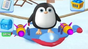 Sled Surfers. Пингвин на ледянке