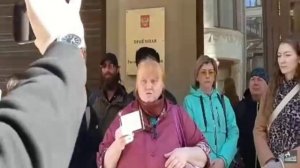 У приёмной президента РФ в Москве собралась делегация фермеров и крестьян из пяти областей России