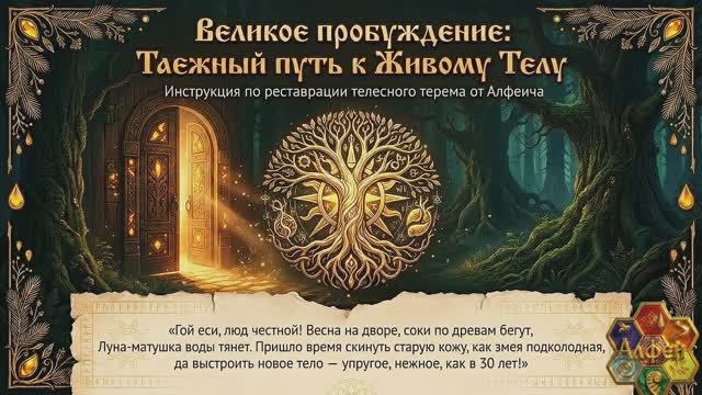  СКАЗКА ПРОБУЖДЕНИЯ В ХОТЬКОВО: Возвращаем Живое Тело!