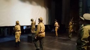 Репетиция сцены Солдаты в тумане-Сердце Деда! Театр ТСМ ДК Исток Фрязино! Режиссёр Алексей Михайлов!