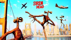 📢 СИРЕНОГОЛОВЫЙ 📢 - НАПАДАЕТ НА ГОРОД. SIREN HEAD - АТАКУЕТ.