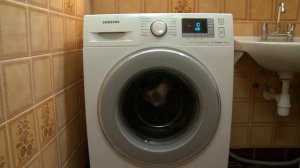Rinsing and centrifuging of Samsung washing machine