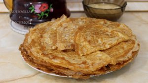 Тонкие блины без муки. Готовим с Оксаной Валерьевной.