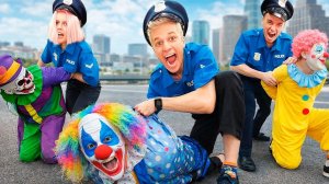 ПОЛИЦЕЙСКИЙ ЧЕЛЛЕНДЖ: ПОЙМАЛИ КЛОУНОВ НА 24 ЧАСА