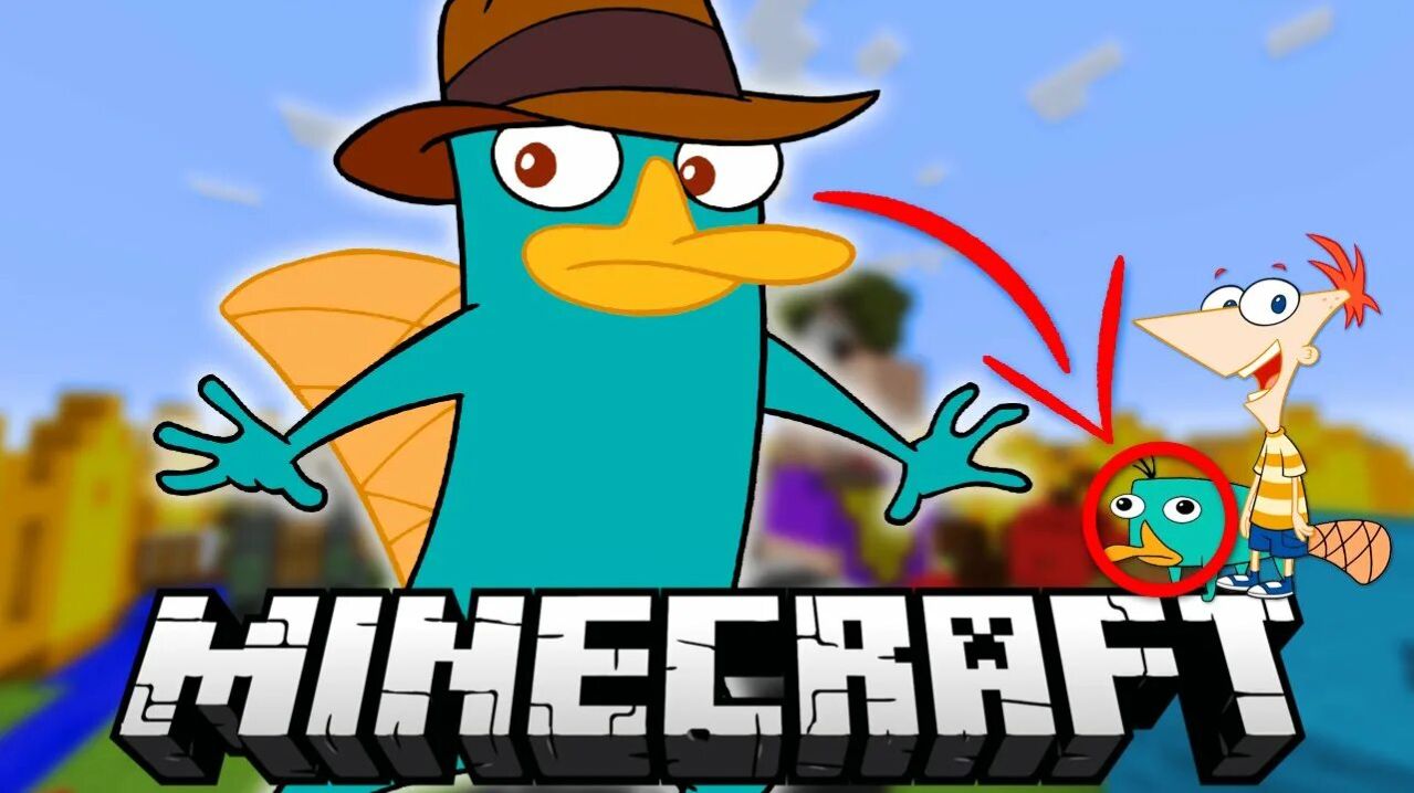 ПОСТРОИЛ ПЕРРИ УТКОНОСА В МАЙНКРАФТЕ.