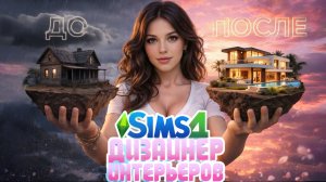 ХАРДКОР В СИМС 4 😱 ДИЗАЙНЕР ИНТЕРЬЕРОВ | ЧАСТЬ 1