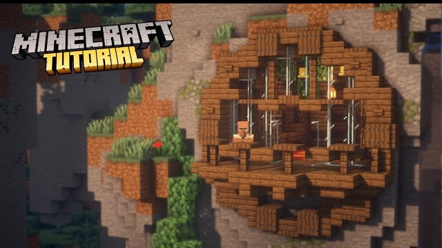 Minecraft | Как построить большой дом в горах | Руководство