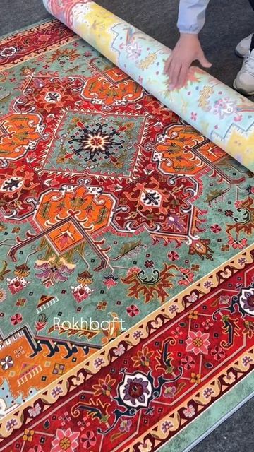 Персидский ковер из искусственного шелка