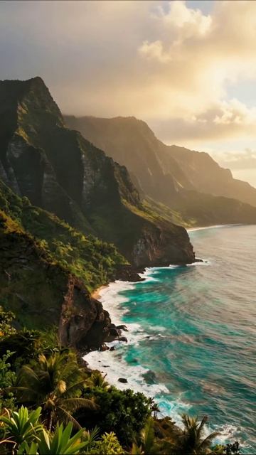 Величие природы: потрясающие виды на побережье #природа #пейзаж #отдых