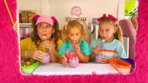 Алиса и Саша выбирают здоровую или вредную еду