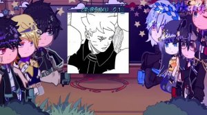 Boruto Two Blue Vortex React To Borusara, My Au, Gacha Reaction, Satborn