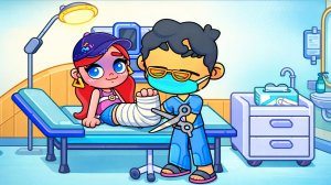 4 серия. В больнице🏥 сняли гипс...и случилось самое ужасное!😱   КИРА И ЛЮБОВЬ В АВАТАР ВОРЛД